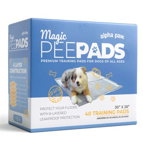 Simplify House Training with Alpha Paw Magic Pee Pads